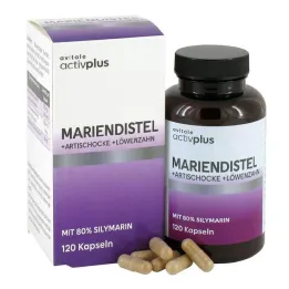 Activplus chardon-Marie + artichaut + capsules de pissenlit, 120 pièces