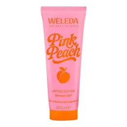 Weleda Gel douche pêche rose, 200 ml