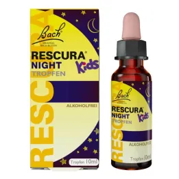 Fleurs de Bach Rescura Night Kids gouttes sans alcool, 10 ml
