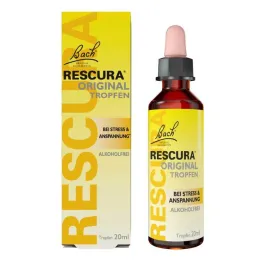 Fleurs de Bach Rescura gouttes sans alcool, 20 ml