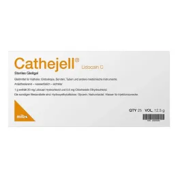 Cathejell Lidocaïne C lubrifiant stérile ZHS 12,5 g, 25 pc