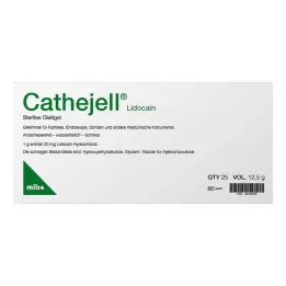 Cathejell Lidocaïne lubrifiant stérile ZHS 12,5 g, 25 pc