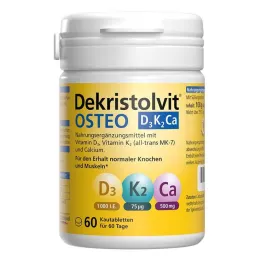 Dekristolvit Osteo D3K2CA comprimés à croquer, 60 pc