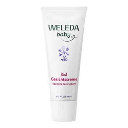 Weleda bébé 3en1 crème visage mauve blanche, 50 ml