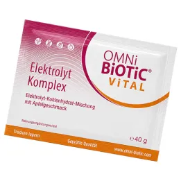 Omni Biotic Vital Electrolyte Sachet complet de poudre de pomme, 40 g