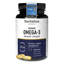 Sanhelios Premium Omega-3 capsules, 120 pièces